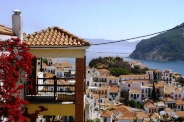 Hotel Aperanto Galazio à Skopelos Extérieur photo