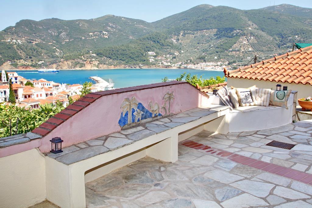 Hotel Aperanto Galazio à Skopelos Extérieur photo