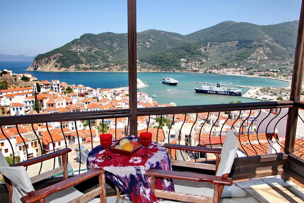 Hotel Aperanto Galazio à Skopelos Extérieur photo